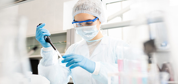 chemist in a lab